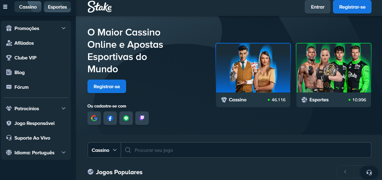 Stake Bookmaker at Brazil